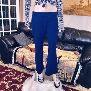 Women’s Size M Blue stretchy Petite Casual Pants
